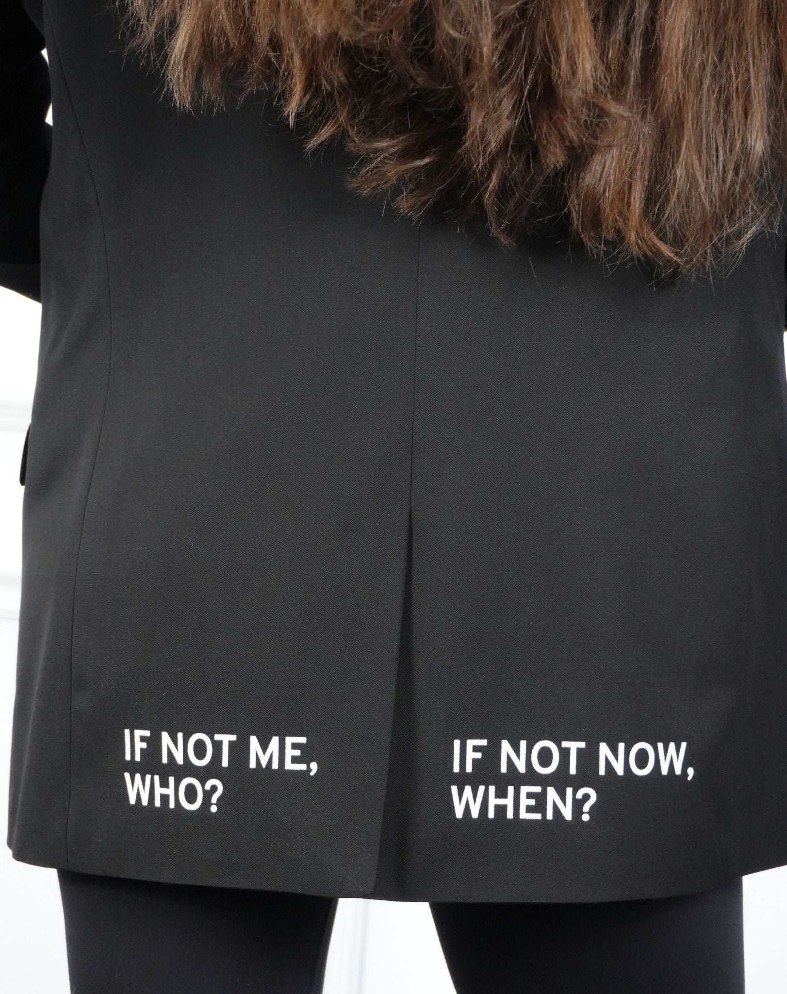 If not me who? If not now when? Upcycled Blazer (V2) - OBLIVIOUS?