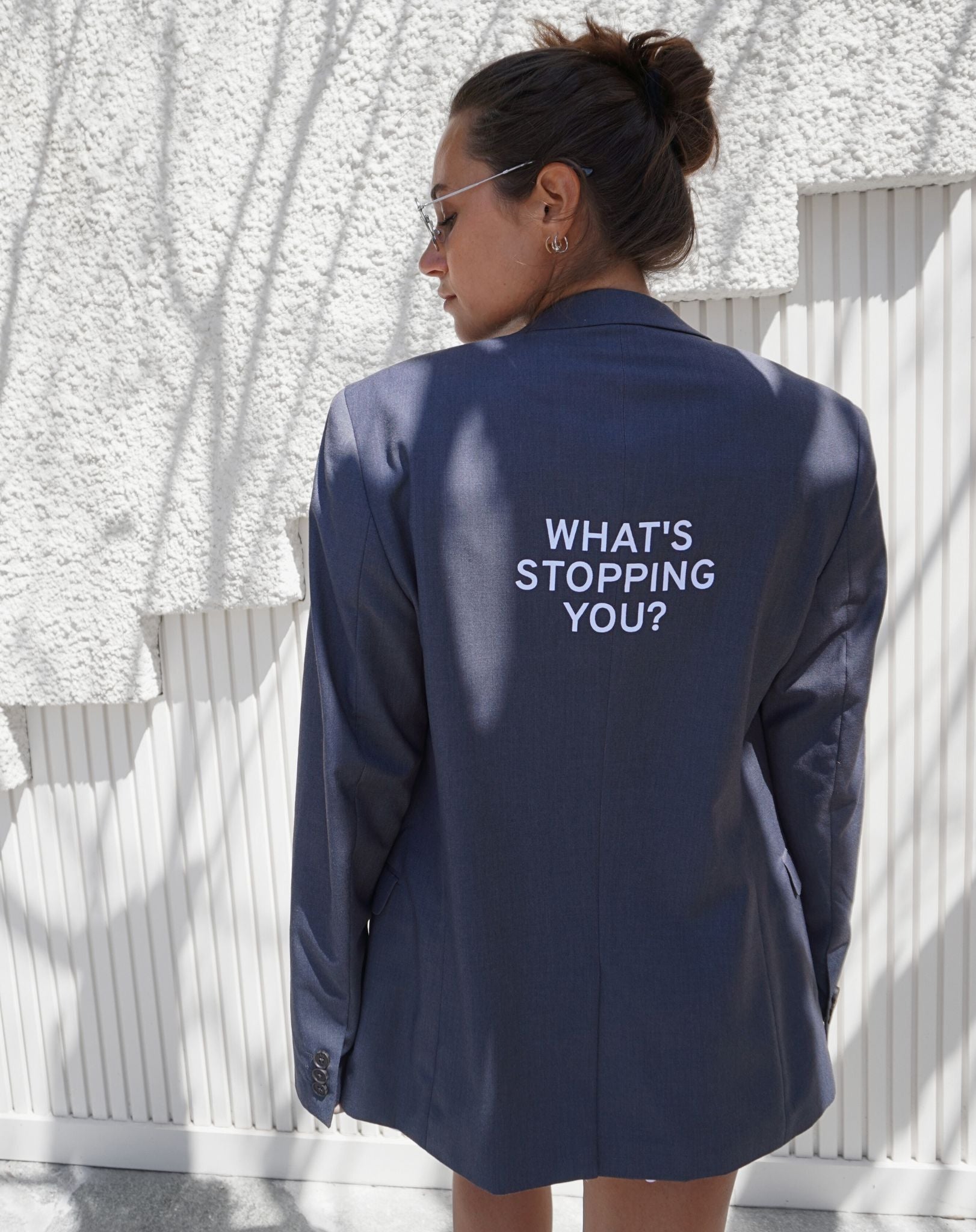 What’s stopping you? Upcycled Blazer - OBLIVIOUS?