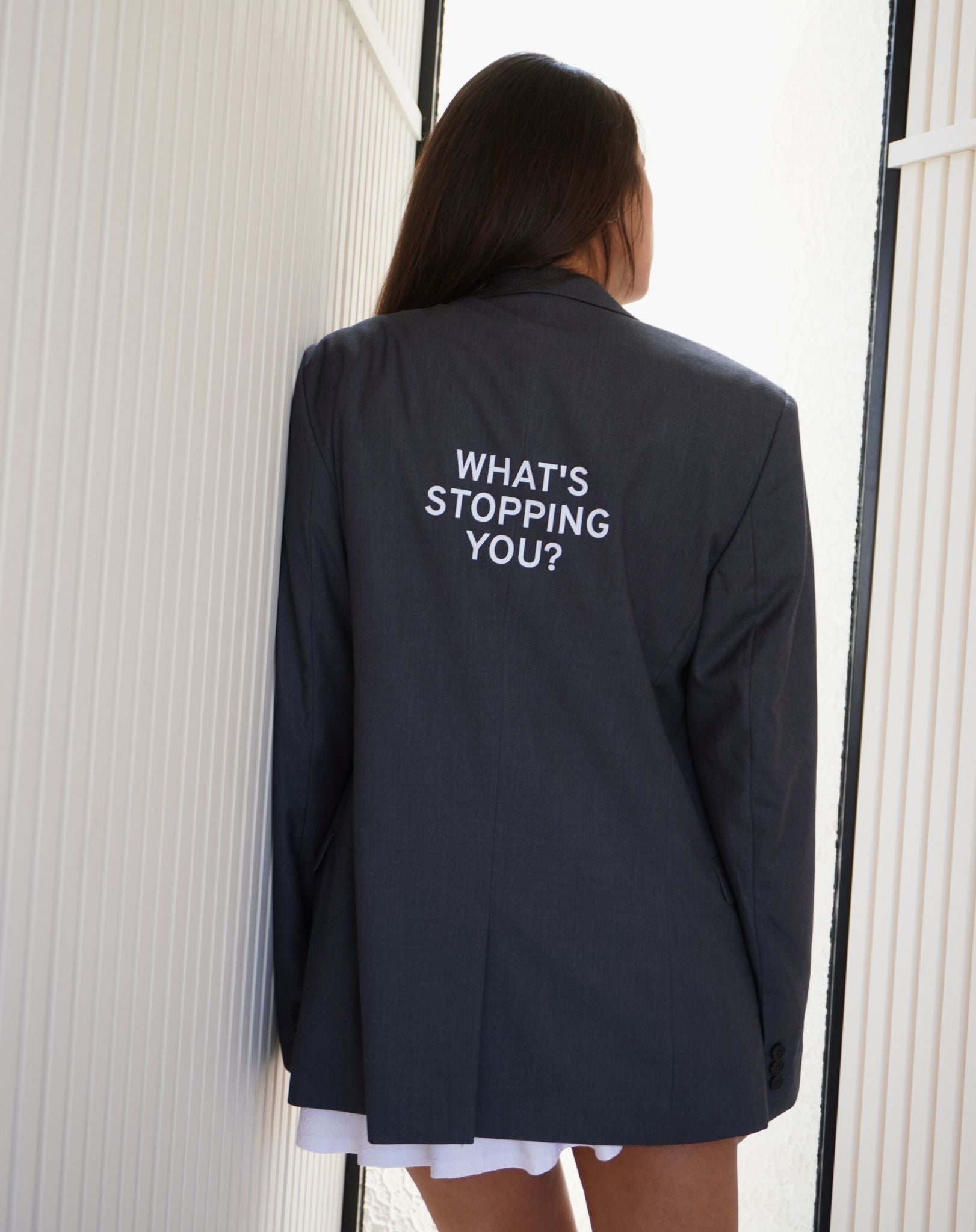 What’s stopping you? Upcycled Blazer - OBLIVIOUS?