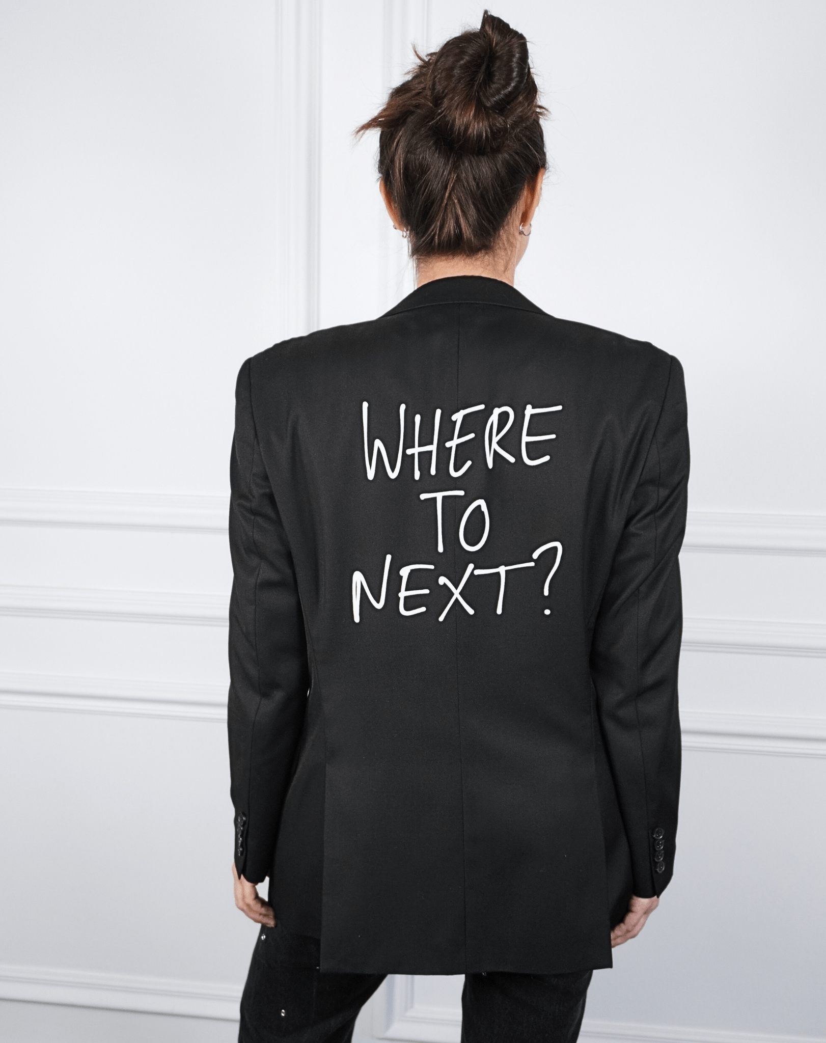 Where to next? Upcycled Blazer - OBLIVIOUS?