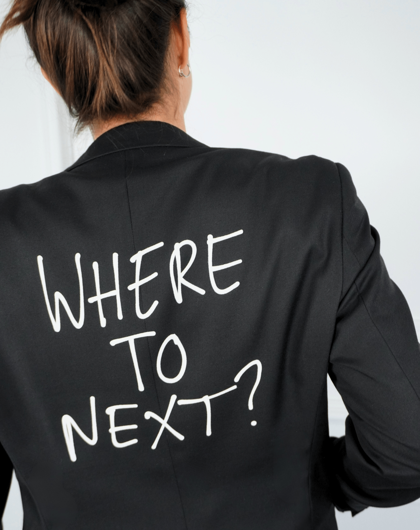 Where to next? Upcycled Blazer - OBLIVIOUS?