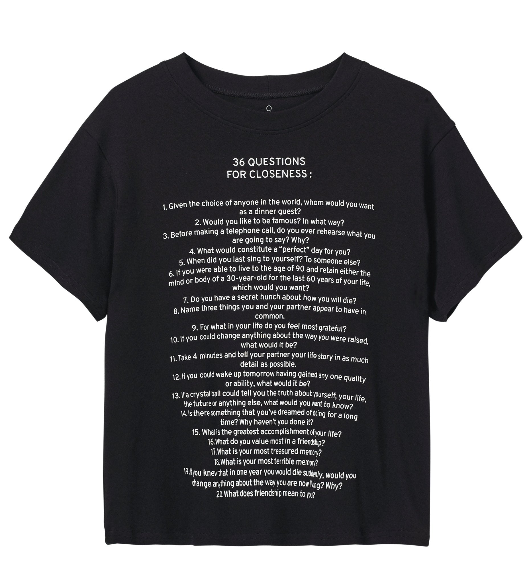 36 Questions for Closeness Boxy T-Shirt - OBLIVIOUS?