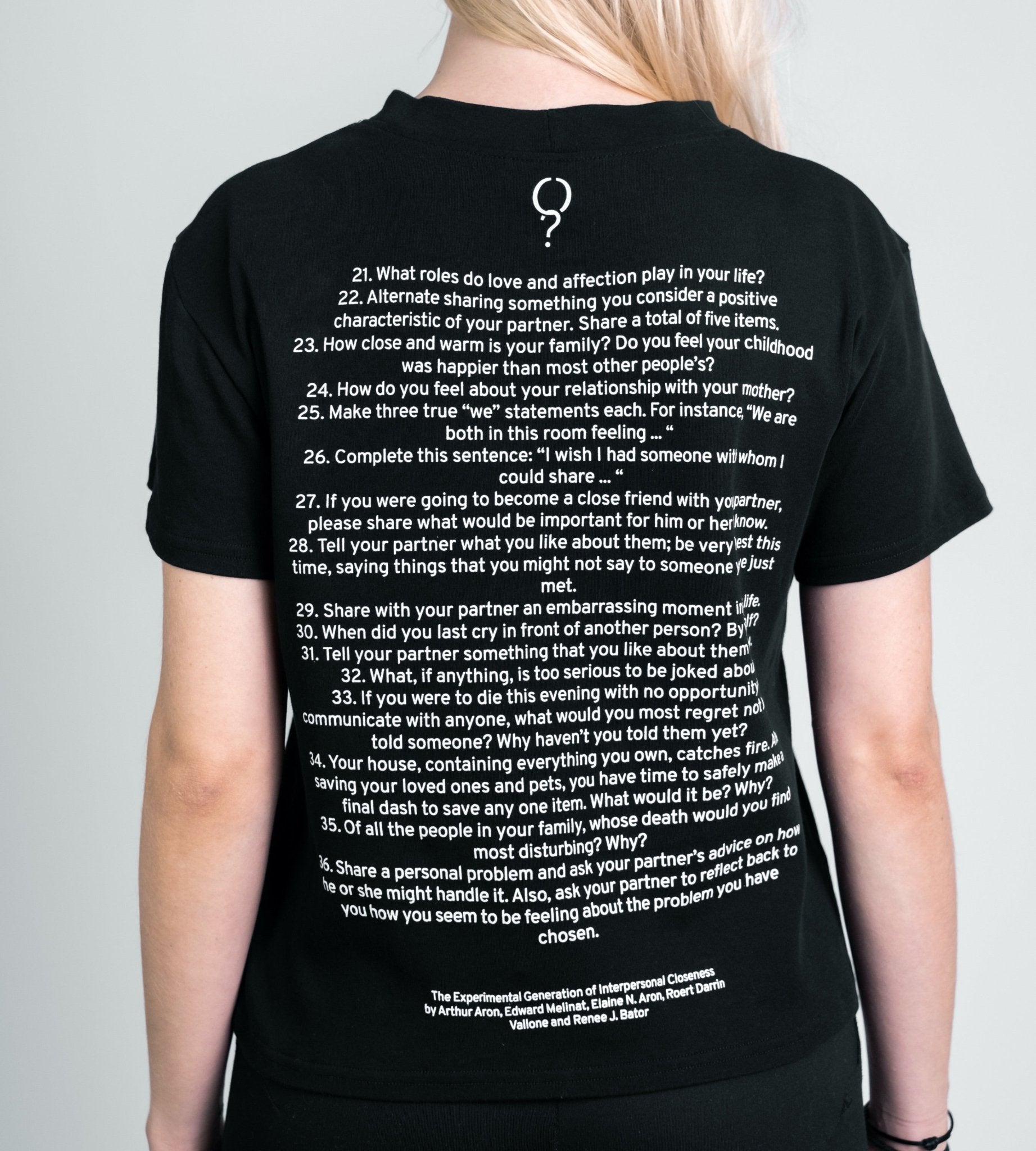 36 Questions for Closeness Boxy T-Shirt - OBLIVIOUS?