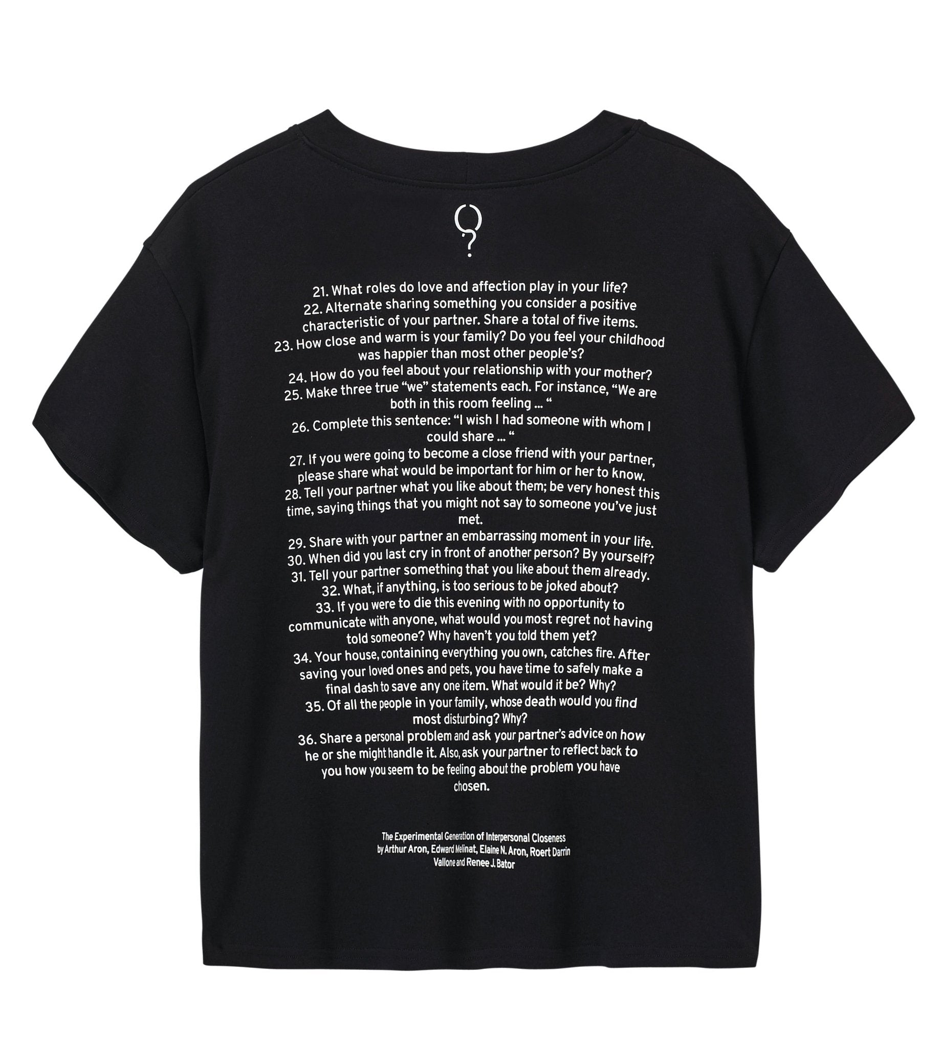 36 Questions for Closeness Boxy T-Shirt - OBLIVIOUS?