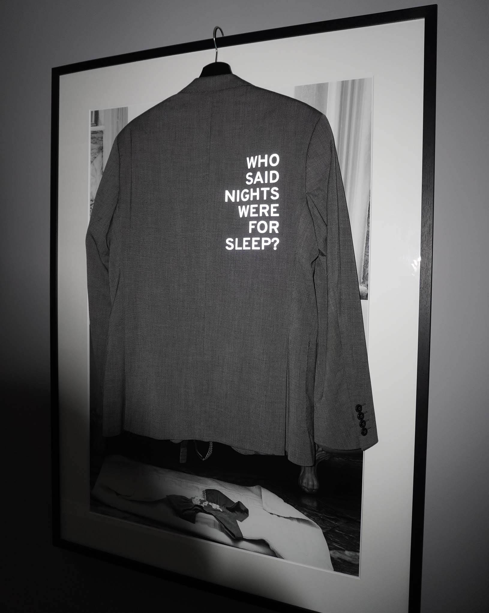 Who said nights were for sleep? Reflective Upcycled Blazer - OBLIVIOUS?