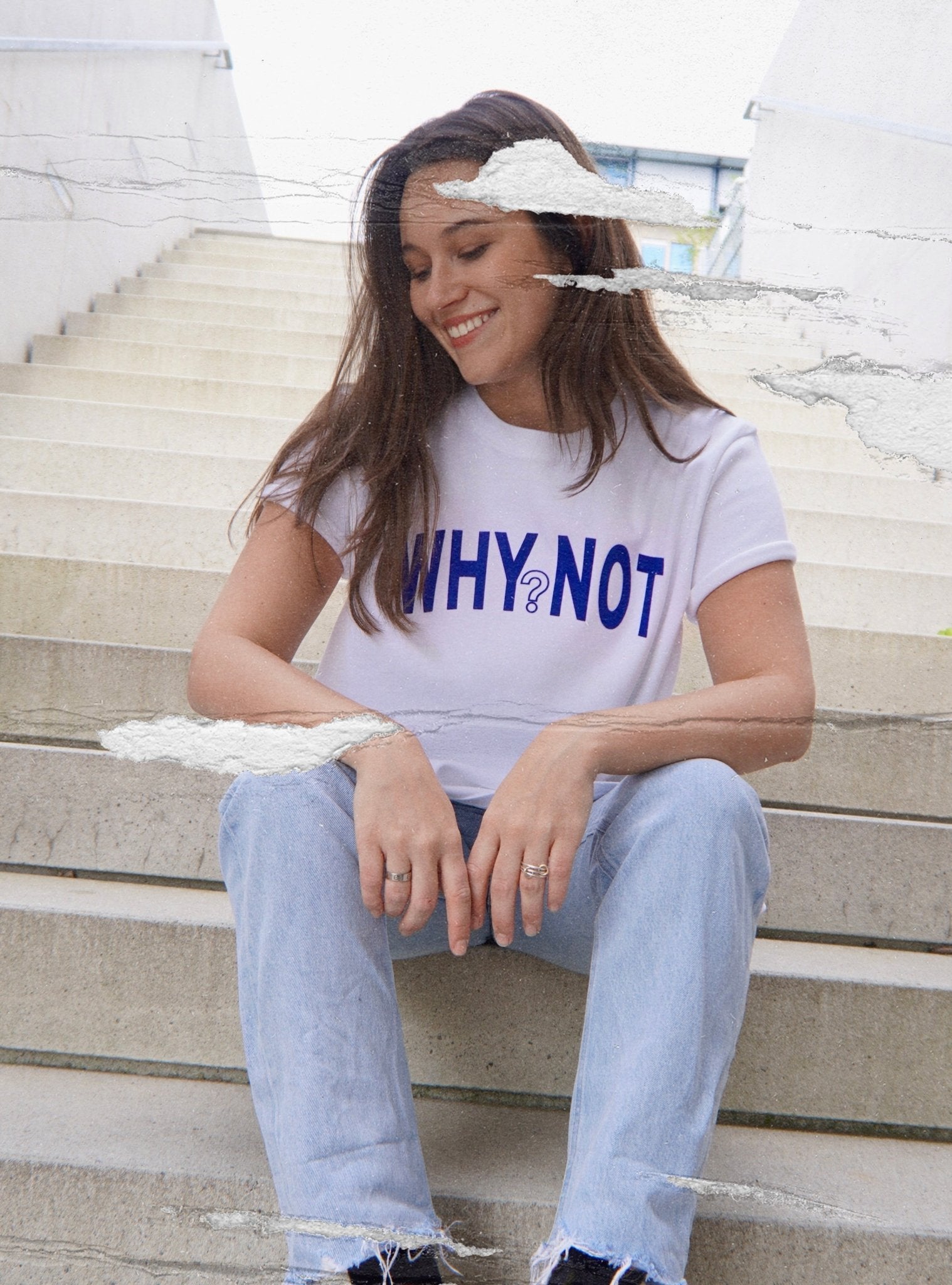 'WHY NOT?' Flowy T-Shirt - OBLIVIOUS?